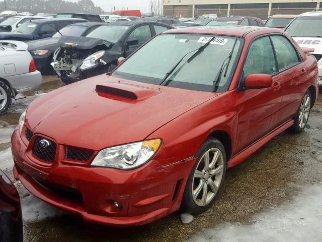 JF1GD74677G505583 - 2007 SUBARU IMPREZA WR RED photo 2