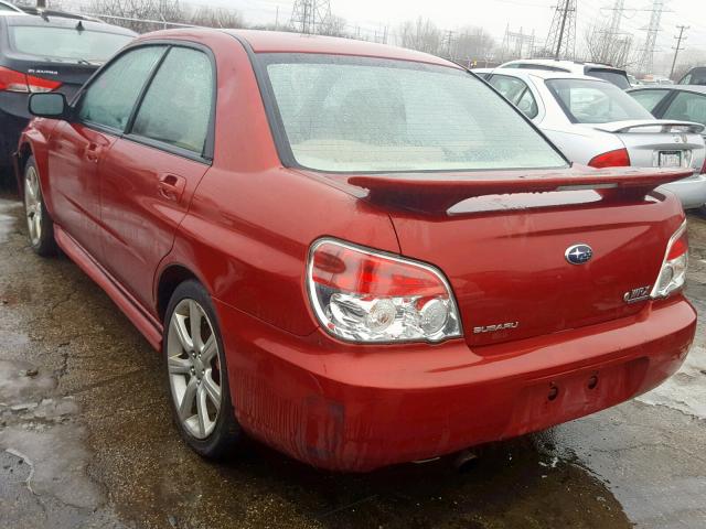 JF1GD74677G505583 - 2007 SUBARU IMPREZA WR RED photo 3