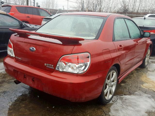 JF1GD74677G505583 - 2007 SUBARU IMPREZA WR RED photo 4