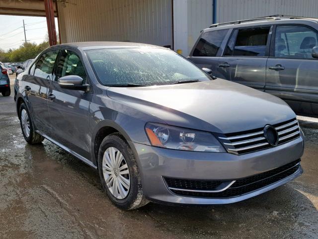 1VWAS7A32EC115105 - 2014 VOLKSWAGEN PASSAT S GRAY photo 1