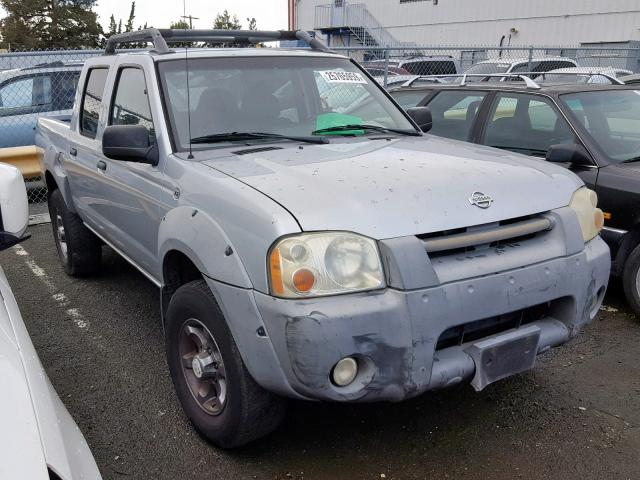 1N6ED27T61C393201 - 2001 NISSAN FRONTIER C GRAY photo 1