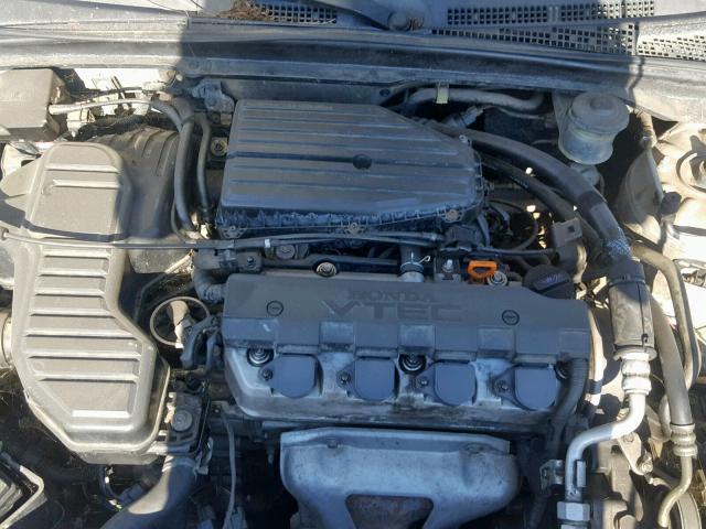 1HGEM22711L094682 - 2001 HONDA CIVIC HX SILVER photo 7