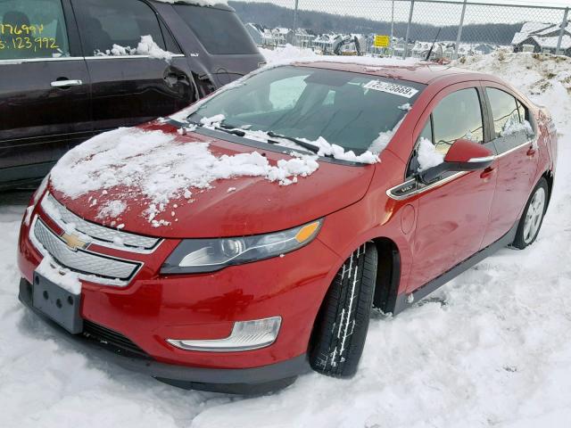 1G1RB6E42EU150233 - 2014 CHEVROLET VOLT RED photo 2