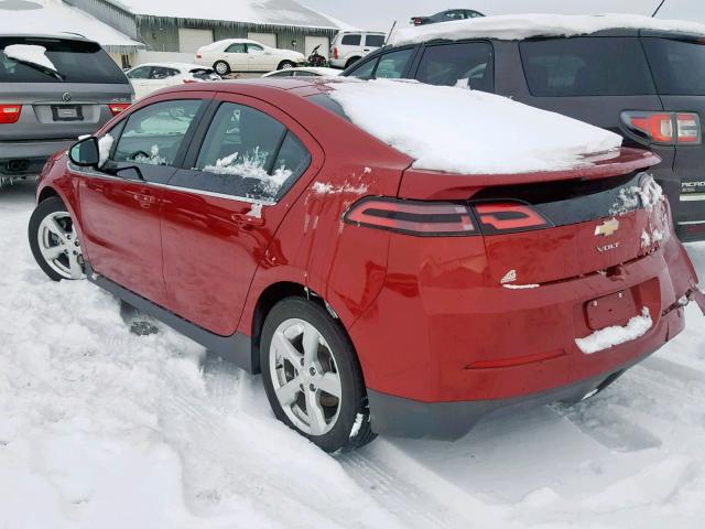 1G1RB6E42EU150233 - 2014 CHEVROLET VOLT RED photo 3