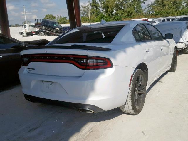 2C3CDXHG6GH272672 - 2016 DODGE CHARGER SX WHITE photo 4