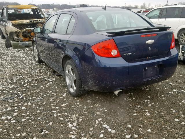 1G1AF5F51A7171893 - 2010 CHEVROLET COBALT 2LT BLUE photo 3