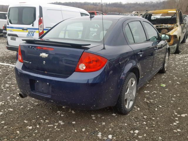 1G1AF5F51A7171893 - 2010 CHEVROLET COBALT 2LT BLUE photo 4