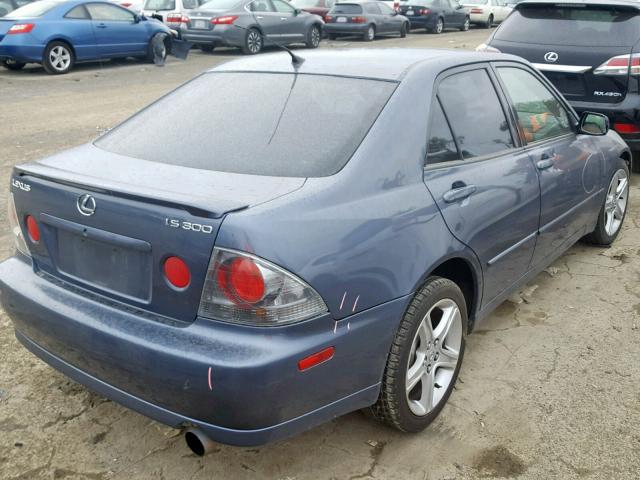 JTHBD192550099492 - 2005 LEXUS IS 300 GRAY photo 4