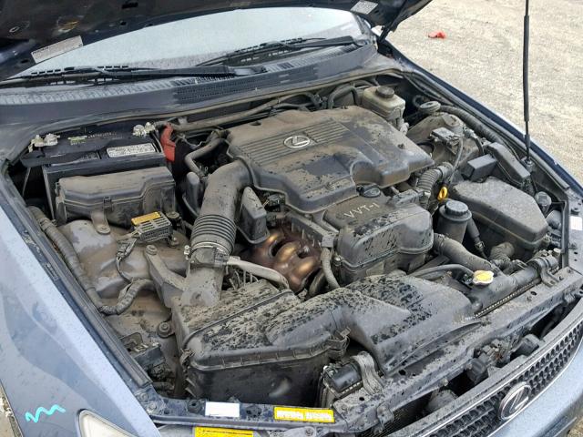 JTHBD192550099492 - 2005 LEXUS IS 300 GRAY photo 7