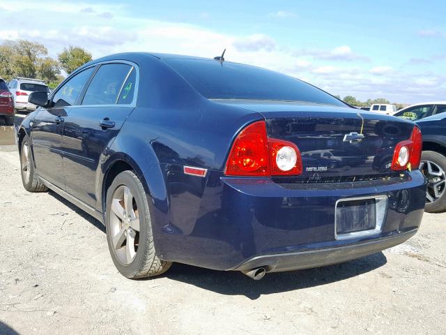 1G1ZJ57B89F203987 - 2009 CHEVROLET MALIBU 2LT BLUE photo 3