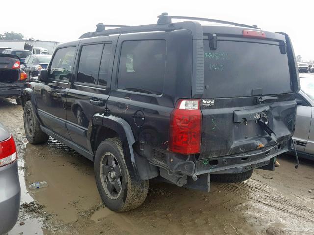 1J8HH48K48C141987 - 2008 JEEP COMMANDER 黑色 照片 3
