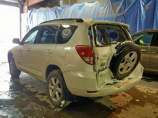 JTMBD31V265042271 - 2006 TOYOTA RAV4 LIMIT WHITE photo 3