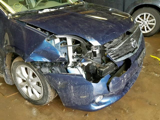 3N1AB6AP4CL656080 - 2012 NISSAN SENTRA 2.0 BLUE photo 9