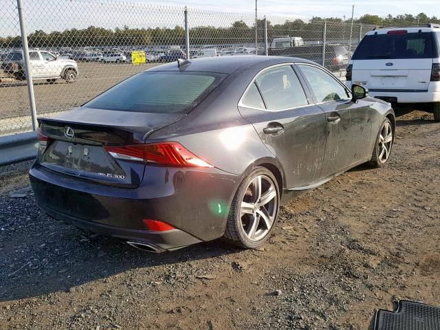 JTHC81D26J5028556 - 2018 LEXUS IS 300 BLACK photo 4