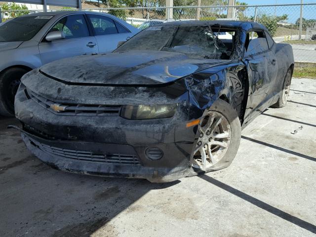 2G1FB1E39F9289920 - 2015 CHEVROLET CAMARO LS BLACK photo 2