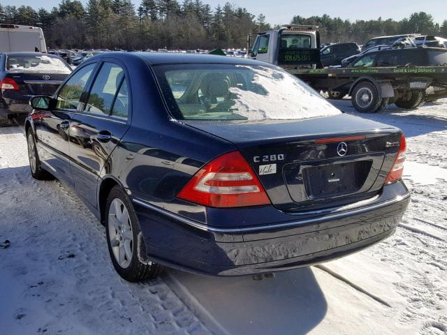 WDBRF92H27F879259 - 2007 MERCEDES-BENZ C 280 4MAT TAN photo 3