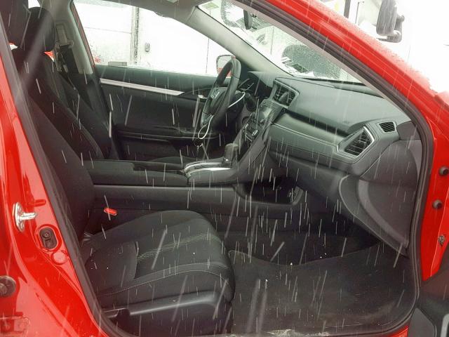 2HGFC2F56JH559521 - 2018 HONDA CIVIC LX RED photo 5