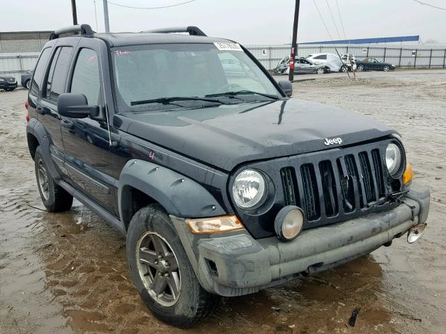 1J4GL38K75W551523 - 2005 JEEP LIBERTY RE BLACK photo 1