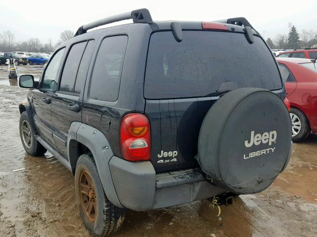 1J4GL38K75W551523 - 2005 JEEP LIBERTY RE BLACK photo 3