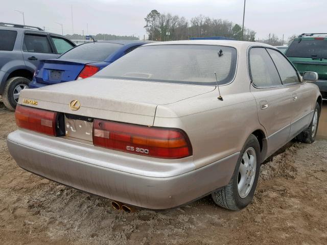 JT8GK13T1R0037087 - 1994 LEXUS ES 300 GOLD photo 4