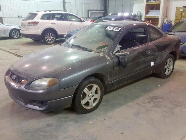 3FAFP11353R154220 - 2003 FORD ESCORT ZX2 GRAY photo 2