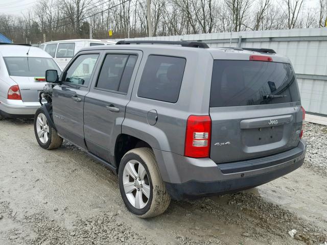 1C4NJRFB0CD538310 - 2012 JEEP PATRIOT LA GRAY photo 3