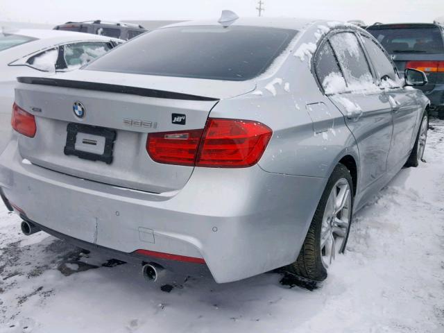 WBA3B9G52FNR99212 - 2015 BMW 335 XI SILVER photo 4