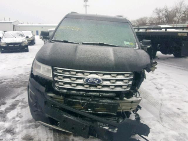 1FM5K8F80GGA38546 - 2016 FORD EXPLORER L BLACK photo 10