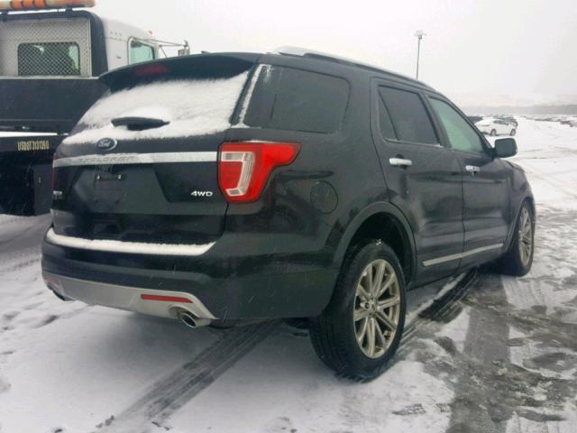 1FM5K8F80GGA38546 - 2016 FORD EXPLORER L BLACK photo 4