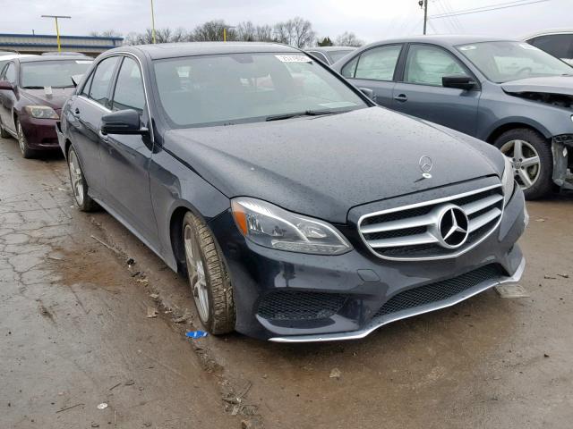 WDDHF5KBXEA795823 - 2014 MERCEDES-BENZ E 350 BLACK photo 1