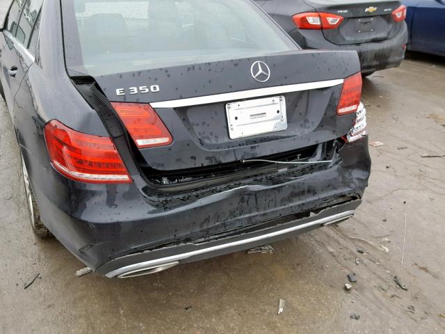 WDDHF5KBXEA795823 - 2014 MERCEDES-BENZ E 350 BLACK photo 9