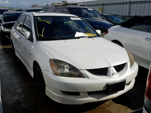 JA3AJ66F24U019100 - 2004 MITSUBISHI LANCER RAL WHITE photo 1