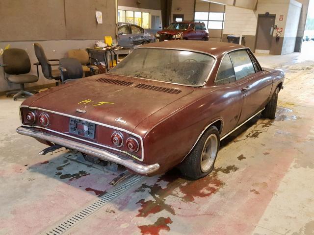 105376W110995 - 1966 CHEVROLET CORVAIR RED photo 4