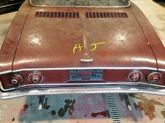 105376W110995 - 1966 CHEVROLET CORVAIR RED photo 7