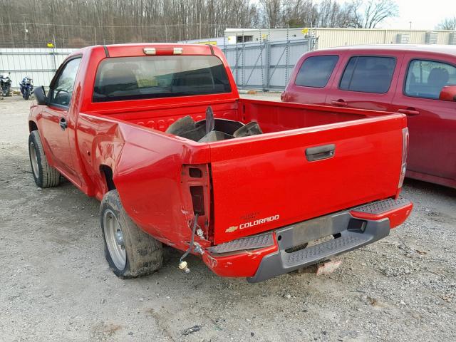 1GCCS148168242223 - 2006 CHEVROLET COLORADO RED photo 3