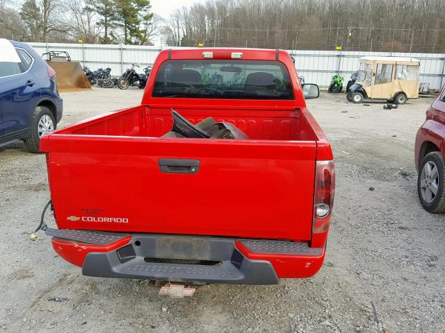 1GCCS148168242223 - 2006 CHEVROLET COLORADO RED photo 6