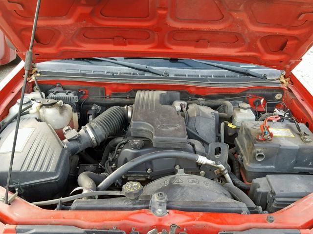 1GCCS148168242223 - 2006 CHEVROLET COLORADO RED photo 7