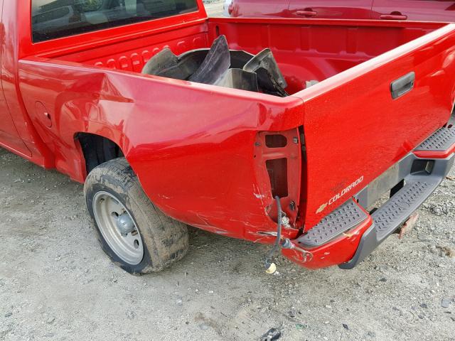 1GCCS148168242223 - 2006 CHEVROLET COLORADO RED photo 9