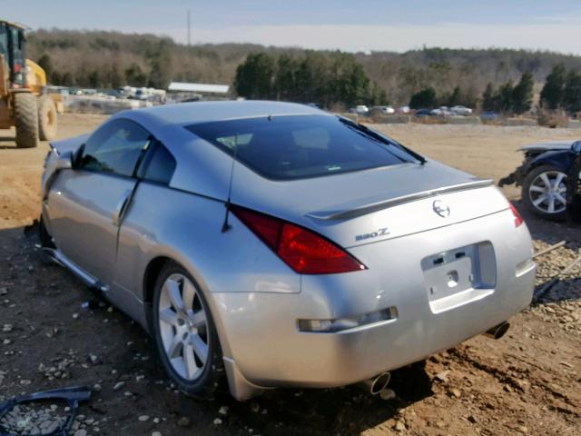 JN1AZ34D13T116029 - 2003 NISSAN 350Z COUPE SILVER photo 3