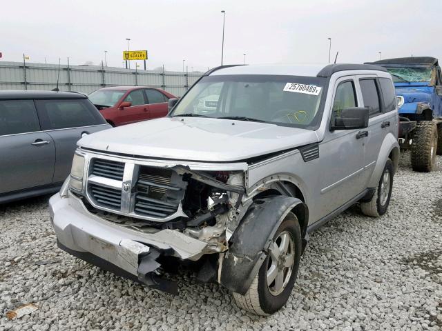 1D8GU28K38W244014 - 2008 DODGE NITRO SXT SILVER photo 2