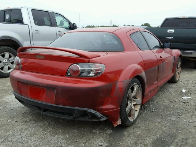 JM1FE17N340139872 - 2004 MAZDA RX8 RED photo 4