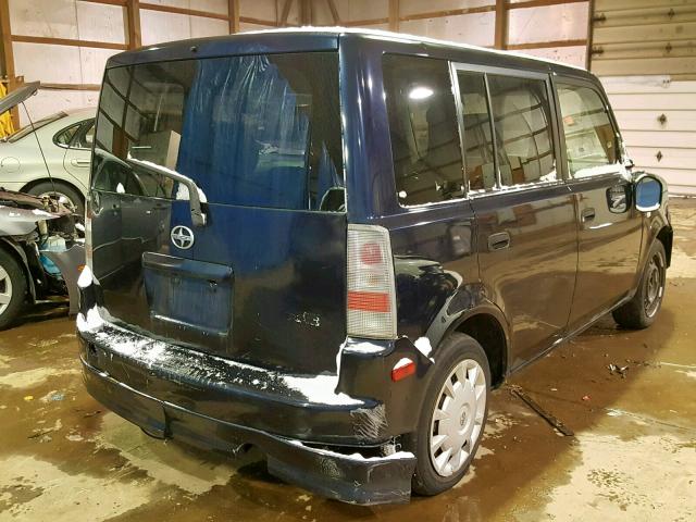 JTLKT324450185022 - 2005 TOYOTA SCION XB Көк фото 4