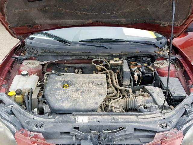 JM1BK123061429058 - 2006 MAZDA 3 S RED photo 7