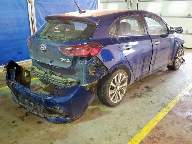 3KPC35A33JE037353 - 2018 HYUNDAI ACCENT LIM BLUE photo 4