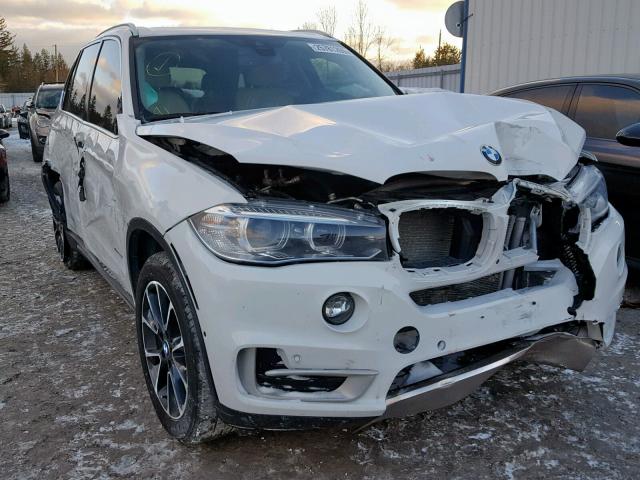 5UXKR0C54H0U49925 - 2017 BMW X5 XDRIVE3 WHITE photo 1