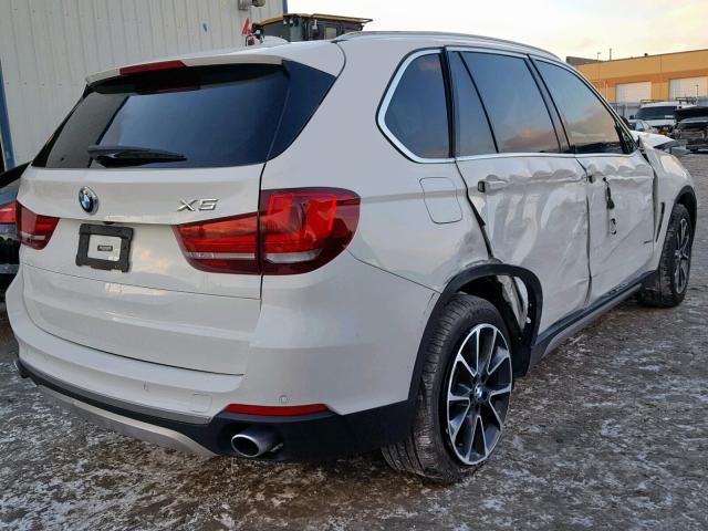 5UXKR0C54H0U49925 - 2017 BMW X5 XDRIVE3 WHITE photo 4