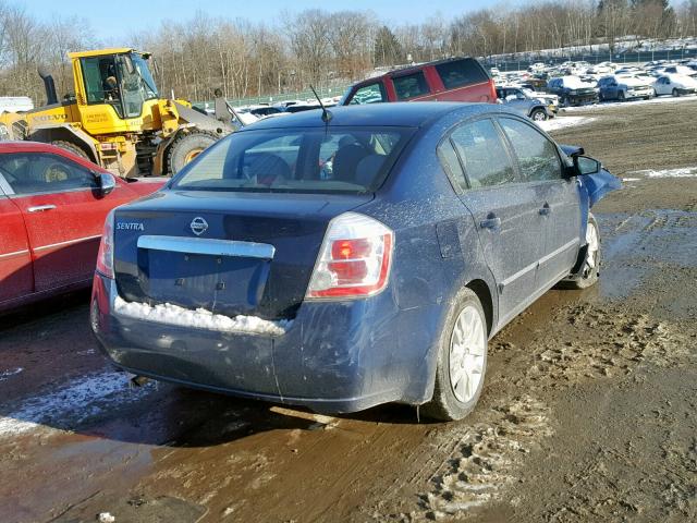 3N1AB6AP2AL693674 - 2010 NISSAN SENTRA 2.0 BLUE photo 4