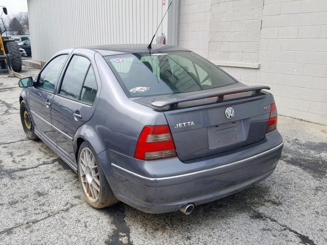 3VWSE69M35M061489 - 2005 VOLKSWAGEN JETTA GLI CHARCOAL photo 3