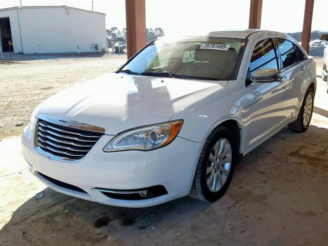 1C3CCBCG8EN100564 - 2014 CHRYSLER 200 LIMITE WHITE photo 2