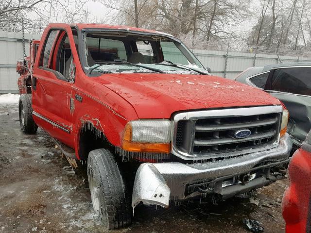 1FTSW31F7XEB67819 - 1999 FORD F350 SRW S RED photo 1